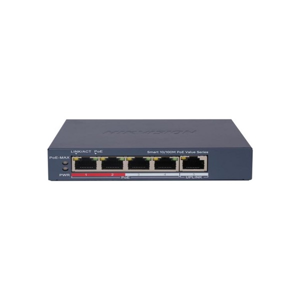 HIKVISION DS-3E1505P-EI/M 5 PORT 4X GE POE+ + 1X GE YÖNETİLEBİLİR SWITCH